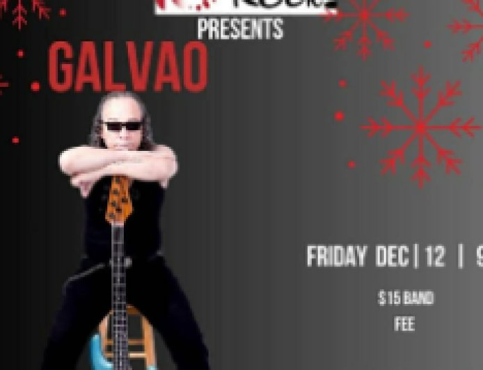 Galvão performs at 10 Rocks Restaurant on December 12th