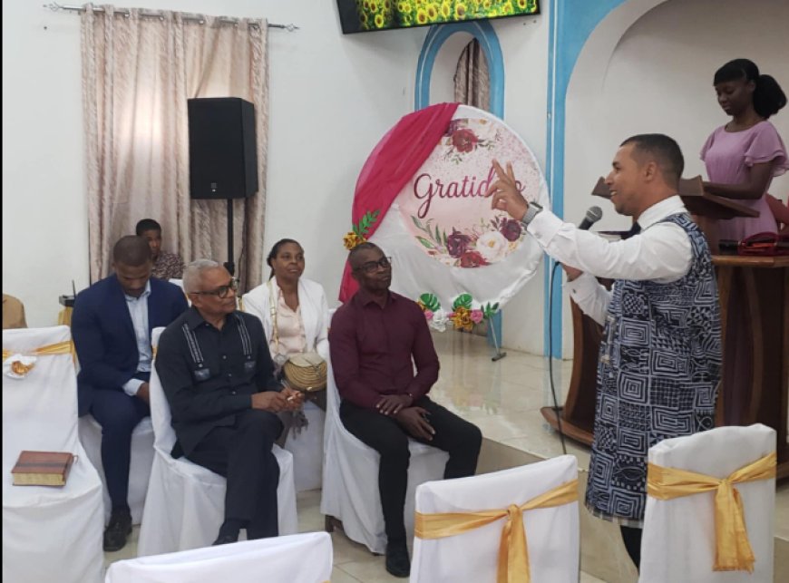 Brava Adventist Church hosts President of the Republic in special thanksgiving service.