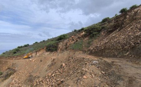 Brava: Construção da estrada que liga Esparadinha a palhal corre em bom ritmo segundo ECV