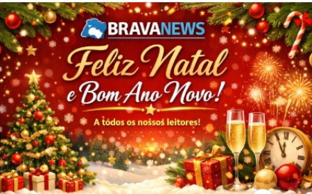 BRAVANEWS DESEJA A TODOS FELIZ NATAL E PROSPERO ANO NOVO