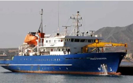 Government announces approval of the Praia d'Aguada ship after tests and inspection.