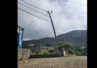 Moradores de Mato pedem intervenção urgente das autoridades face a poste de eletricidade em risco de queda