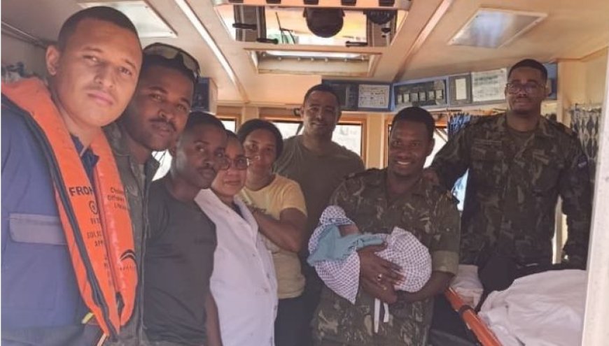 Bebé nasce a bordo durante evacuação médica da Brava para o Fogo