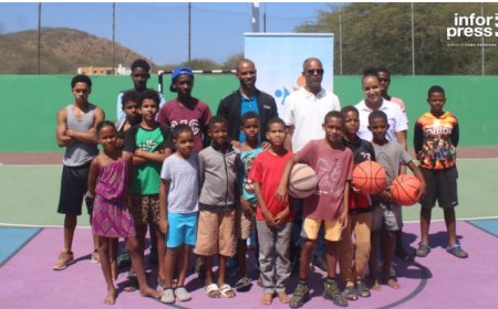 Brava: IDJ entrega equipamentos de basquetebol no polidesportivo de Palhal