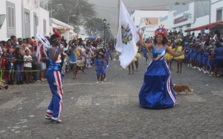 Grupo carnavalesco Riba D’Ora é bicampeão do Carnaval da Brava com homenagem aos Tubarões Azuis