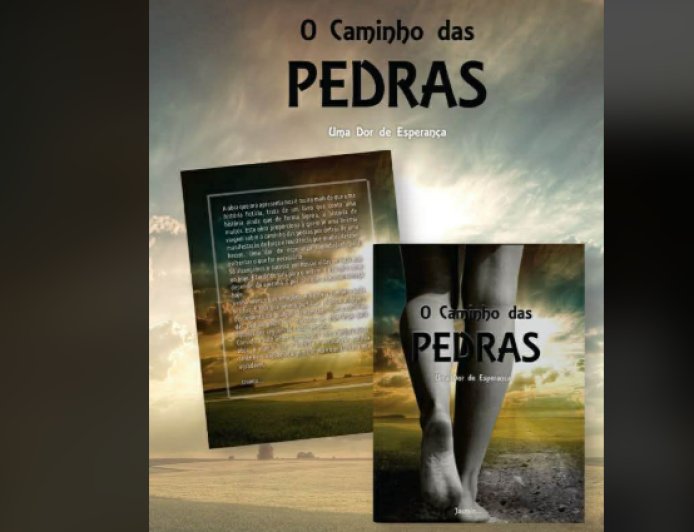 Djeny Barros prepares to launch the book "O Caminho das Pedras: Uma Dor da Esperança" (The Path of Stones: A Pain of Hope)