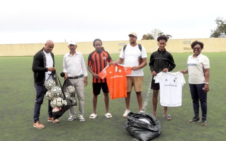 Brava Regional Football Association thanks Académica for donation