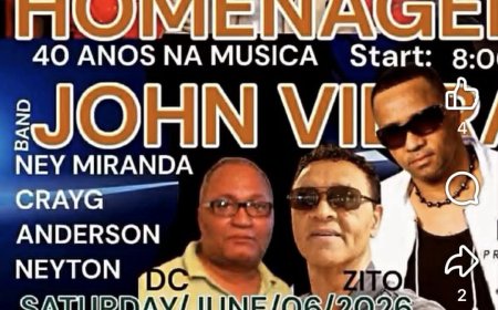 Amigos organiza homenagem aos 40 anos de carreira do músico John Vieira