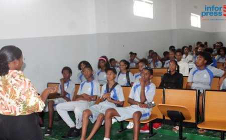 Brava: ICCA sensitizes students at Eugénio Tavares School to the risks of teenage pregnancy