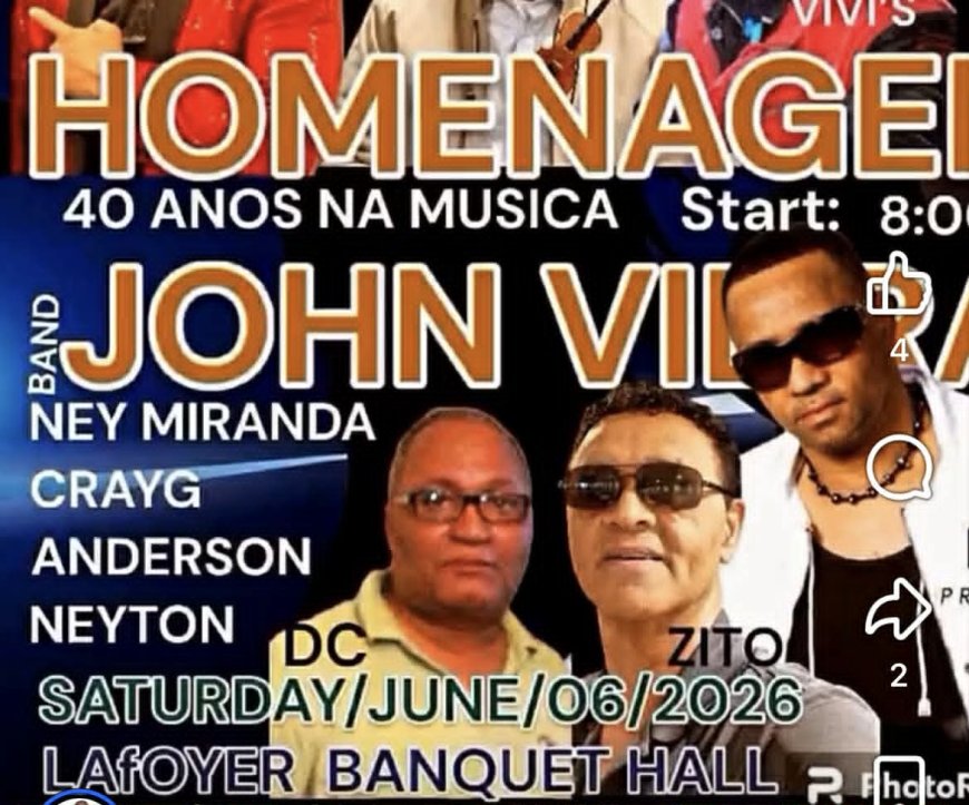 Amigos organiza homenagem aos 40 anos de carreira do músico John Vieira
