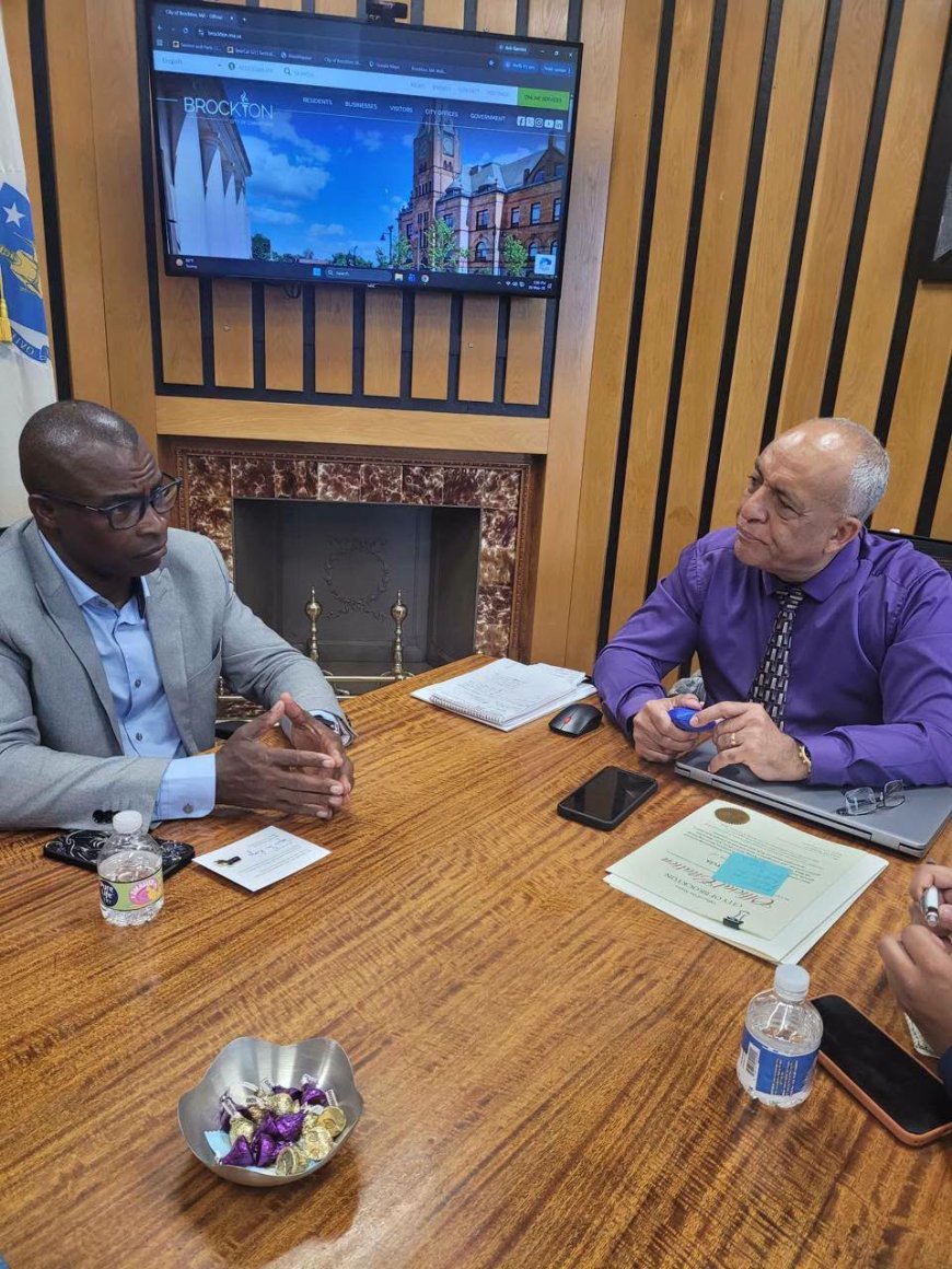 Mayor of Brava and Mayor of Brockton design partnerships in Health, Education and Civil Protection