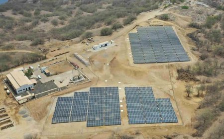 Brava: Favatal's photovoltaic solar power plant is now complete and connected to the public grid.