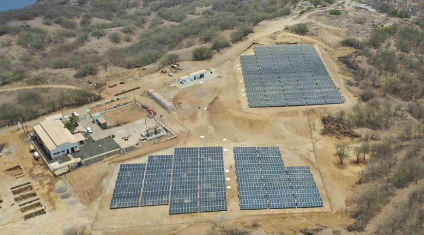 Brava: Favatal's photovoltaic solar power plant is now complete and connected to the public grid.