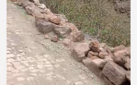 Estrada de Cachaço, na Ilha Brava, à espera de uma tragédia previamente anunciada