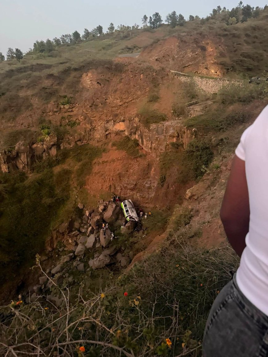 Grave acidente de autocarro na ligação entre chã das caldeiras e campanas de cima
