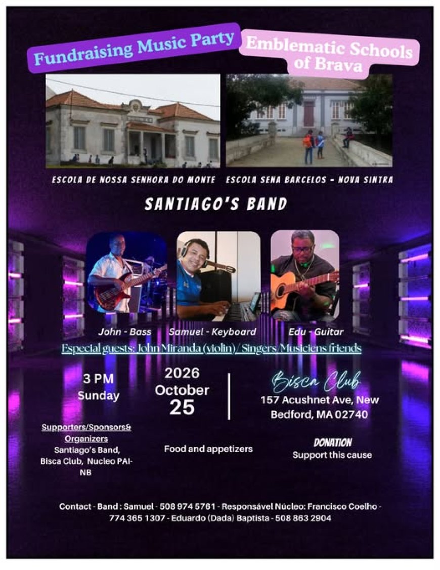 Cape Verdean community in New Bedford hosts a fundraiser for flagship schools in Brava