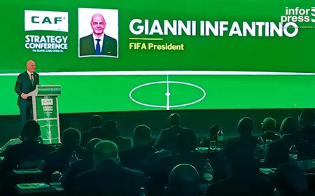 Gianni Infantino praises Cape Verde’s “passion and resilience” and highlights the progress of African soccer