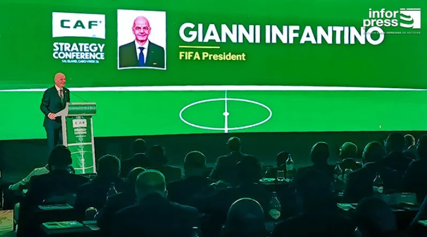 Gianni Infantino elogia “paixão e resiliência” de Cabo Verde e destaca evolução do futebol africano